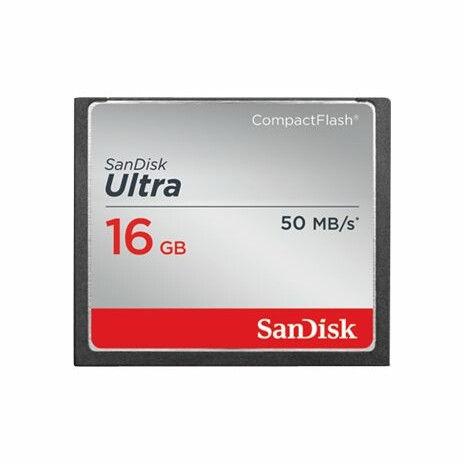 SanDisk Ultra - Paměťová karta flash - 16 GB - 333x - CompactFlash