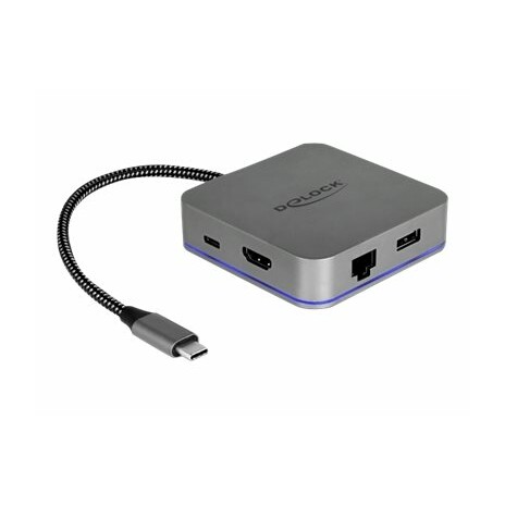 DeLOCK USB Type-C Docking Station for Mobile Devices - Dokovací stanice - USB-C - HDMI - GigE