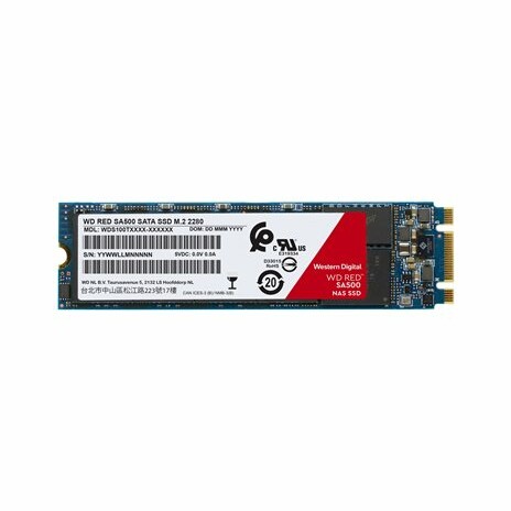 WD Red SA500 NAS SATA SSD WDS200T1R0B - SSD - 2 TB - interní - M.2 2280 - SATA 6Gb/s