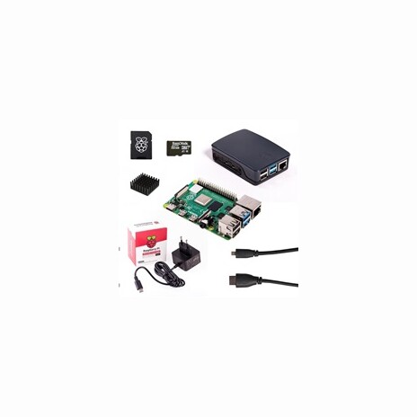 Raspberry Sada Pi 4B/2GB, (SDHC karta + adaptér, Pi 4 Model B, krabička, chladič, HDMI kabel, napájecí zdroj), černá