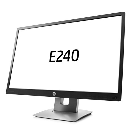 LCD HP 24" E240; black/gray, B+