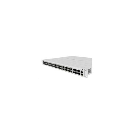 MikroTik Cloud Router Switch CRS354-48P-4S+2Q+RM, 650MHz CPU, 64MB, 1x10/100, 48xGLAN(PoE), 4xSFP+, 2xQSFP, vč. L5