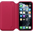 iPhone 11 Pro Leather Folio - Raspberry
