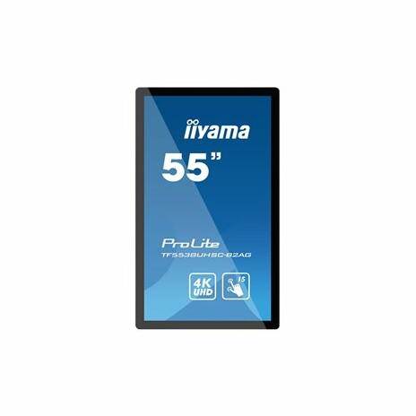 iiyama ProLite TF5538UHSC-B2AG - 55" Třída (55" zobrazitelný) LED displej - interaktivní digital signage - s dotyková obrazovka (multi touch) - 4K UHD (2160p) 3840 x 2160 - matná čerň