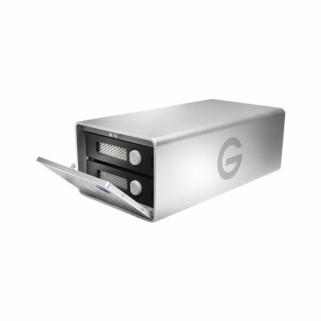 G-Technology G-RAID with Thunderbolt 3 GRARTH3EB80002BDB - Pole pevných disků - 8 TB - 2 zásuvky - HDD 4 TB x 2 - USB 3.1, Thunderbolt 3 (externí)