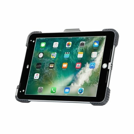 Targus SafePORT Rugged - Ochranný obal pro tablet - drsný povrch - polykarbonát, termoplastický polyuretan (TPU) - šedá - 9.7" - pro Apple 9.7-inch iPad (5. generace, 6th generation); 9.7-inch iPad Pro