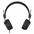 Hama headset on-ear/ drátová sluchátka + mikrofon Next/ 3,5 mm jack/ citlivost 103 dB/mW/ černá