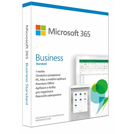 Microsoft 365 Business Standard P6 Mac/Win, 1 rok, SK