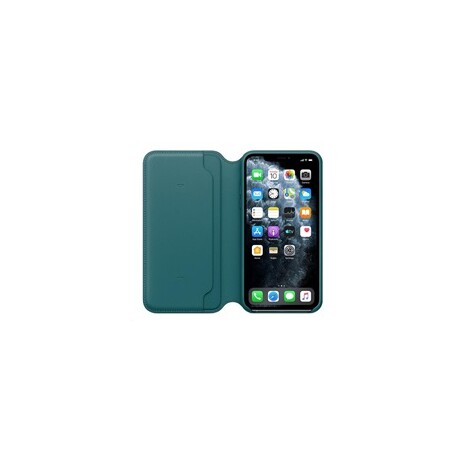 APPLE iPhone 11 Pro Max Leather Folio - Peacock