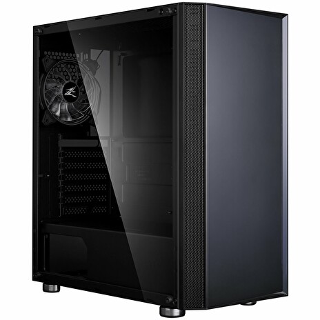Zalman skříň R2 Black / Middle tower / ATX / 1x120mm RGB fan / USB 3.0 / USB 2.0 / tvrzené sklo