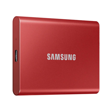 SSD 1TB Samsung externí, červený