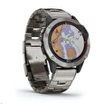 Garmin GPS jachtařské hodinky Quatix6 PRO Sapphire Titanium/Titanium Band