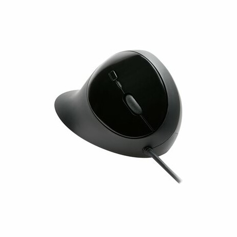 Kensington Pro Fit Ergo - Myš - ergonomický - 5 tlačítka - kabelové - USB - černá - maloobchod