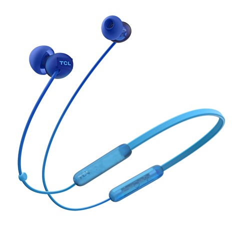 TCL bluetooth sluchátka do uší, mikrofon, BT 5.0, 10-23K, 104 dB, Repro: 8.6mm, 28 Ohm, neckband, modrá