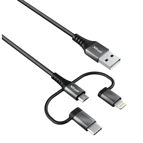 TRUST KEYLA STRONG 3-IN-1 USB CABLE 1M