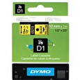 WECARE páska pro DYMO S0720580, Black/Yellow, 12mm x 7m