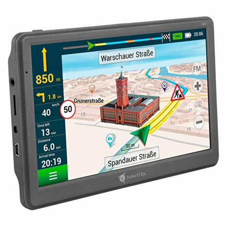 NAVITEL GPS navigace do auta E700 TMC/ displej 7"/ rozlišení 800 x 480/ mini USB/ 3.5 mm audio jack