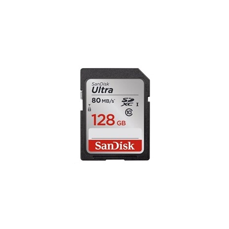 SDXC 128GB paměťová karta Class 10 Ultra UHS-I (U1) (80 MB/s) SanDisk - 139769