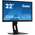 22" iiyama B2283HS-B5: TN, FullHD@75Hz, 250cd/m2, 1ms, VGA, HDMI, DP, height, pivot, černý