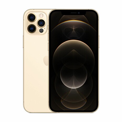 Apple iPhone 12 Pro - Chytrý telefon - dual-SIM - 5G NR - 512 GB - 6.1" - 2532 x 1170 pixelů (460 ppi) - Super Retina XDR Display (12 MP přední kamera) - 3x zadní fotoaparát - zlatá