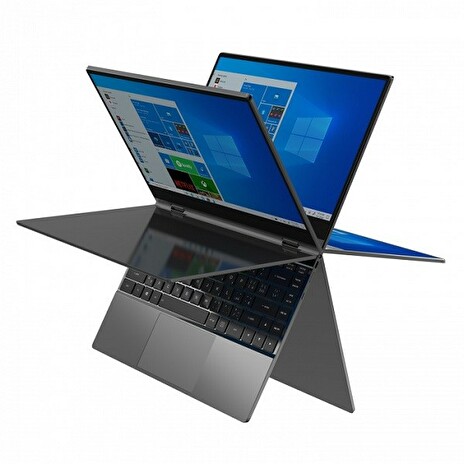 UMAX VisionBook 14Wg Flex Ultrakompaktní konvertibilní notebook s otočným displejem a podsvícenou klávesnicí