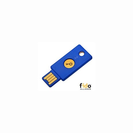 Security Key - USB-A, podporující vícefaktorovou autentizaci, podpora FIDO U2F, voděodolný
