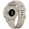 Garmin GPS elegantní sportovní hodinky Venu2S Light Gold/Sand Band