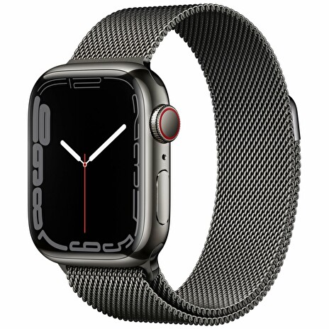 Apple Watch Series 7 Cell, 41mm Graph./Steel/Graph. Mil.Loop