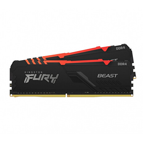 Kingston FURY Beast/DDR4/16GB/2666MHz/CL16/2x8GB/RGB/Black
