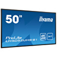 50" iiyama LH5052UHS-B1: VA, 4K UHD, 500cd/m2, 24/7, LAN, Android 8.0, černý