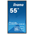 55" iiyama LH5570UHB-B1: VA, 4K UHD, 700cd/m2, 24/7, LAN, Android 9.0, černý