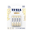 Tesla - baterie AAA GOLD+, 4ks, LR03