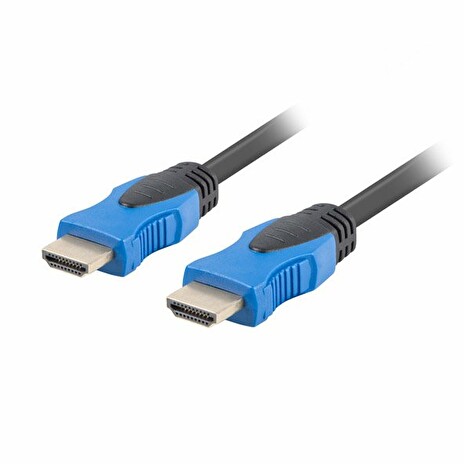 LANBERG HDMI M / M 2.0 kabel 15m 4K, CU, černý
