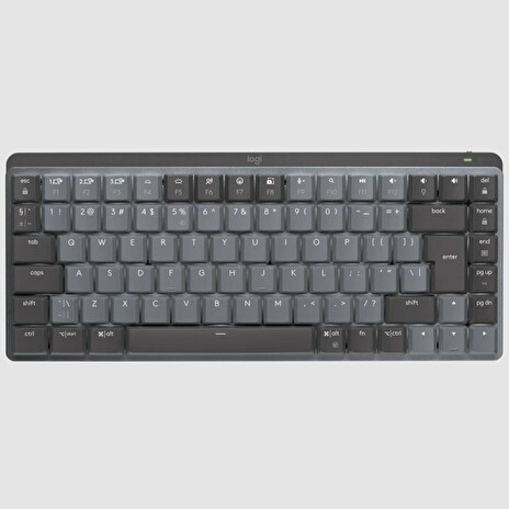 Logitech MX Mechanical Mini Minimalist Wireless Illuminated Keyboard - GRAPHITE - US INT'L - 2.4GHZ/BT - TACTILE