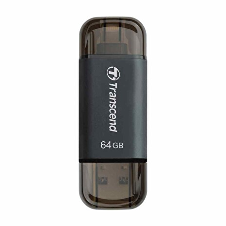 Transcend JetDrive Go flashdisk 64GB, USB 3.1, Lightning konektor, černý
