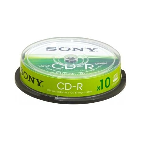 Média SONY CD-R 10CDQ-80SP,48x, bal. 10ks,SPINDL