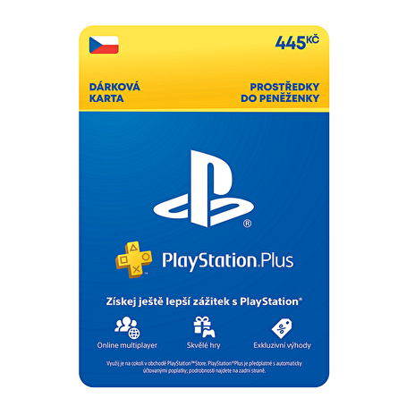 ESD CZ - PlayStation Store el. peněženka - 445 Kč