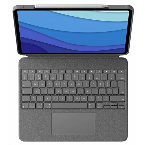 Logitech Combo Touch for iPad Pro 11-inch (1st, 2nd, and 3rd generation) - GREY - UK - INTNL