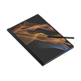 Samsung Průhledné pouzdro Note View S8 Ultra Black
