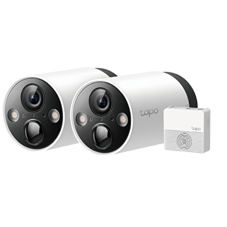 TP-Link Tapo C420S2 - 2 × Tapo C420, 1 × Tapo H200 - Chytrý bezdrátový systém bezpečnostních kamer, systém 2 kamer