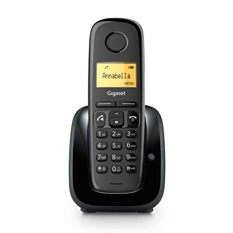 Gigaset A280 - DECT/GAP bezdrátový telefon, černá