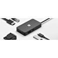 Microsoft Surface USB-C Travel Hub, Black, Commerc