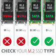 AXAGON PCES-SA4M2, PCIe řadič - 2x interní SATA 6G port + 2x SATA M.2 slot, ASM1164, SP & LP