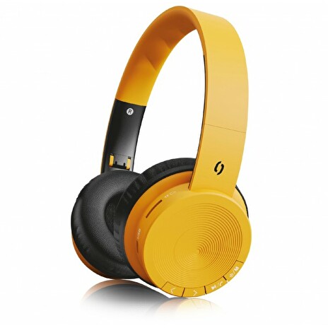 Bluetooth sluchátka ALIGATOR AH02, hořčicově žlutá