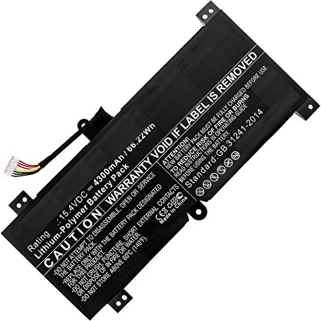 Neoriginální baterie 66WH Li-on 15.4V 4300mAh