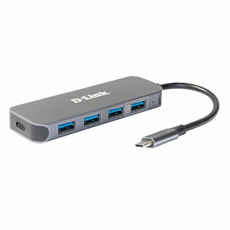 D-Link DUB-2340 USB-C to 4-Port USB 3.0 Hub with Power Delivery