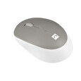 NATEC bezdrátová optická myš HARRIER 2, 1600DPI, BT 5.1, šedo-bílá