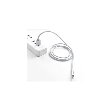 Crono kabel USB 2.0 - USB-C 1m, bílý, premium