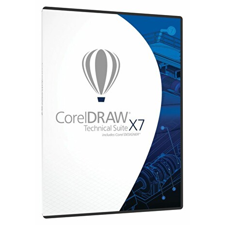 CorelDRAW Technical Suite X7 ML BOX - jazyky EN/DE/FR