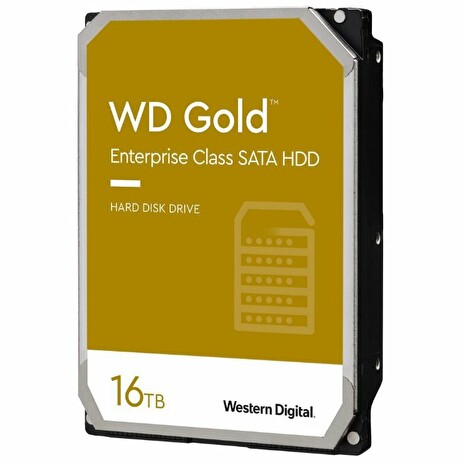 WD HDD Gold 3.5" 16TB - 7200rpm/SATA-III/512MB
